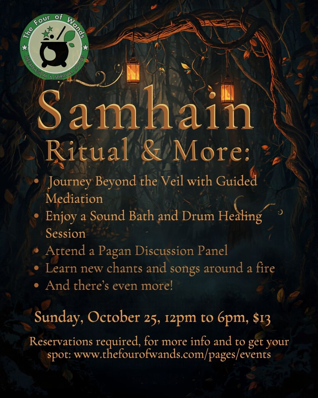 Samhain Ritual & More flyer